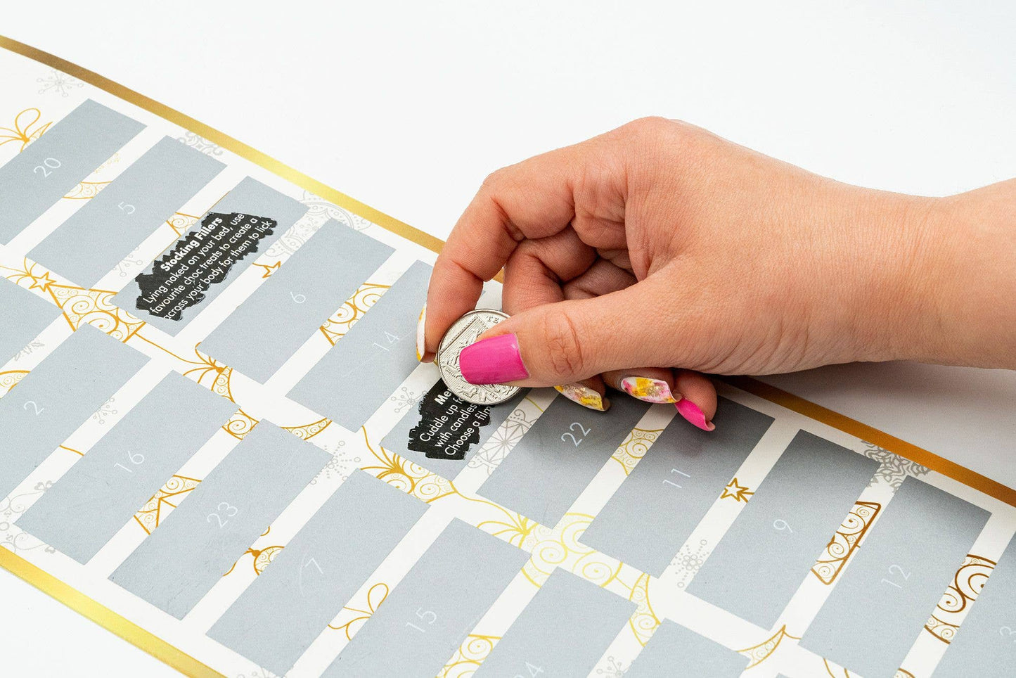 The Couple's Advent-ure Scratch Calendar